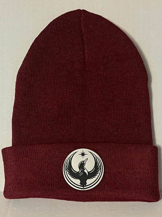Rebel Loon Winter Hat/Beanie Maroon Hat