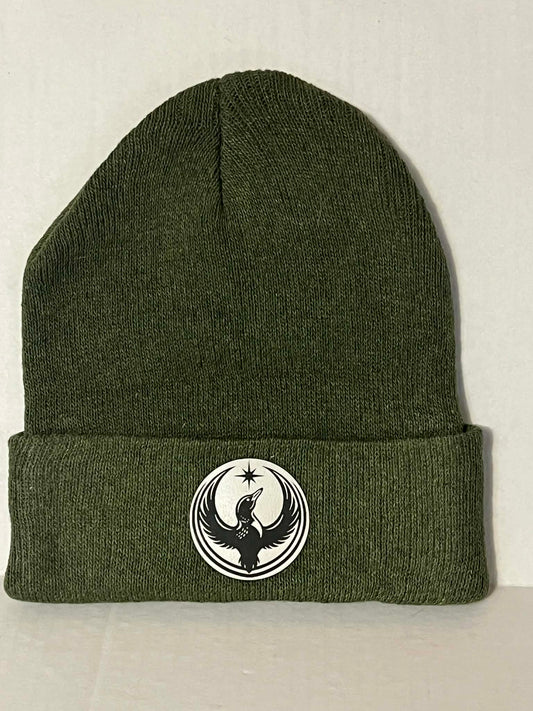 Rebel Loon Winter Hat/Beanie Olive/Green Hat