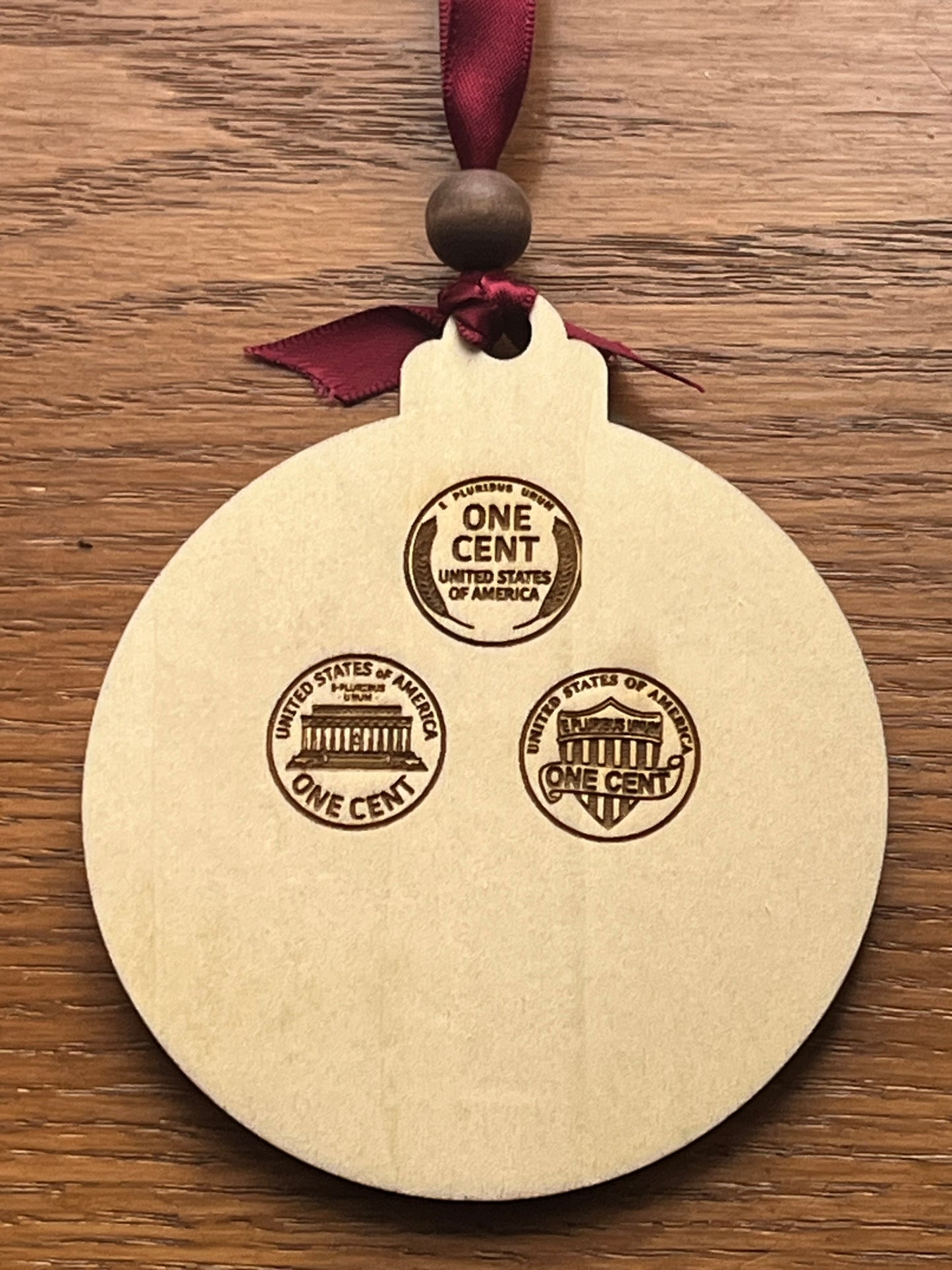 7 Bulk Commemorative Penny Ornamenst- The Year We Lost Our Cents 2025