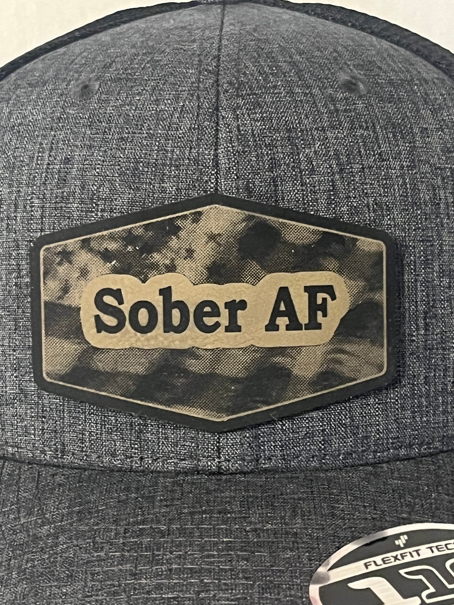 Sober AF patch hat